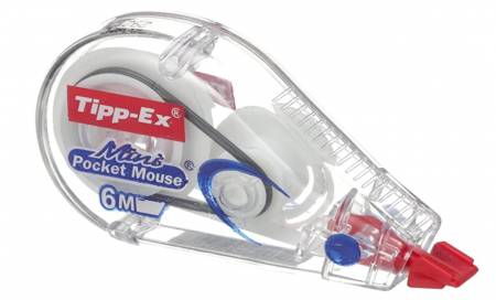 Tipp-Ex Benzi de corectare rezistente la rupere cu alunecare lină, culoare albă, 6m x 5mm, cutie de 10 [6]