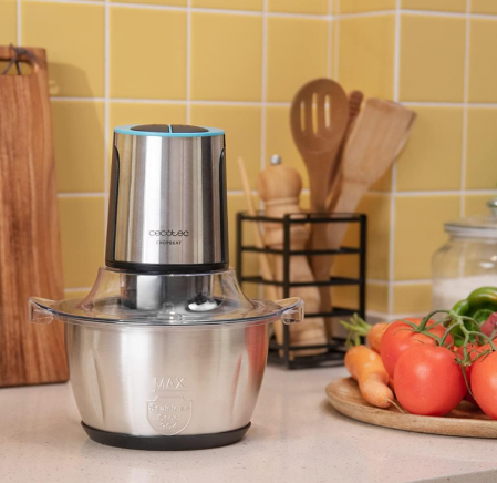 Tocator Cecotec ChopBeat 1500 TitanBlack, 600W, 4 lame de titan negru [7]