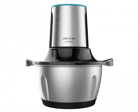 Blendere & Tocatoare - Tocator Cecotec ChopBeat 1500 TitanBlack, 600W, 4 lame de titan negru