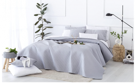 Todocama Pilota, 100% microfibra 250 x 260 cm, gri deschis [2]