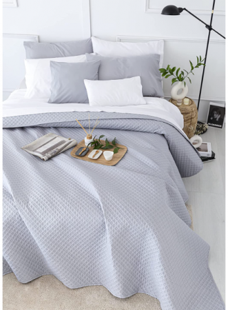 Todocama Pilota, 100% microfibra 250 x 260 cm, gri deschis [3]