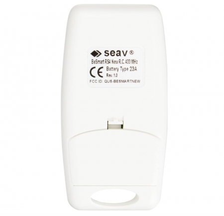 Transmitator Quad cu Cod de Rulare 433 MHz Seav Besmart RS4, Rosu [1]