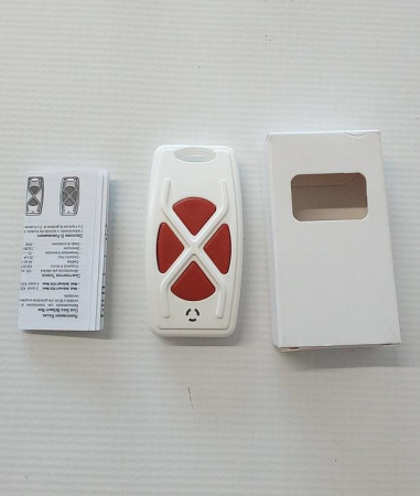 Kit-uri automatizari porti si usi garaj - Transmitator Quad cu Cod de Rulare 433 MHz Seav Besmart RS4, Rosu