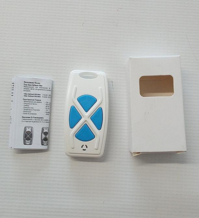 Kit-uri automatizari porti si usi garaj - Transmitator Quad cu Cod de Rulare 433 MHz Seav Besmart RS4, Albastru