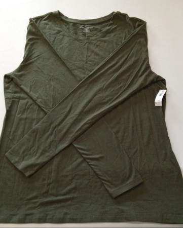 Tricou cu mânecă lungă Amazon Essentials pentru femei, Marimea XL [1]