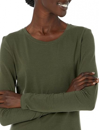 Tricou cu mânecă lungă Amazon Essentials pentru femei, Marimea XL [4]