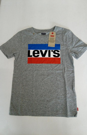Tricou cu maneca scurta pentru baieti Levi's Lvb Sportswear Logo Tee, gri, 10 ani, 140 cm [2]
