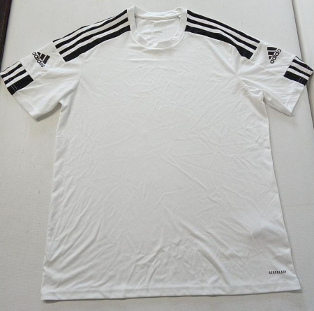 Tricou cu mânecă scurtă pentru bărbați Adidas Squadra 21, GN5723, alb/negru, L [3]