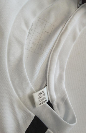 Tricou cu mânecă scurtă pentru bărbați Adidas Squadra 21, GN5723, alb/negru, L [2]