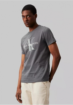 Tricou cu maneca scurta pentru barbati Calvin Klein Jeans J30J320806, gri, 4XL [3]