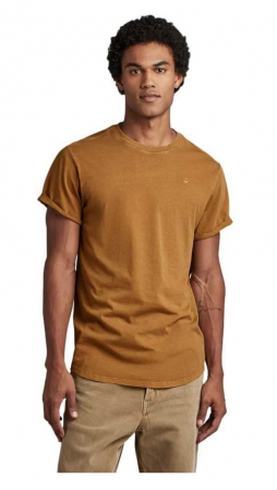 Fashion - Tricou cu maneca scurta pentru barbati G-STAR RAW Overdeyed, maro, XL