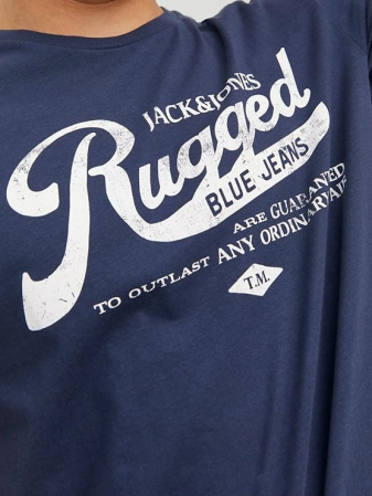 Tricou cu maneca scurta pentru barbati Jack & Jones, albastru, S [5]