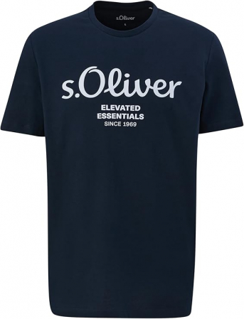 TOATE PRODUSELE - Tricou cu maneca scurta pentru barbati s.Oliver, albastru inchis, XXL