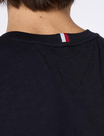 Tricou cu maneca scurta pentru barbati Tommy Hilfiger Arched Tee MW0MW34432, negru, 3XL [3]