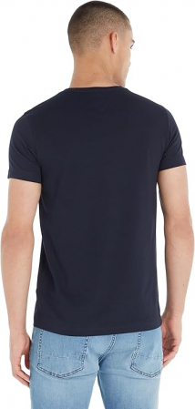 Tricou cu maneca scurta pentru barbati Tommy Hilfiger Extra Slim Fit, bleumarin, M [1]
