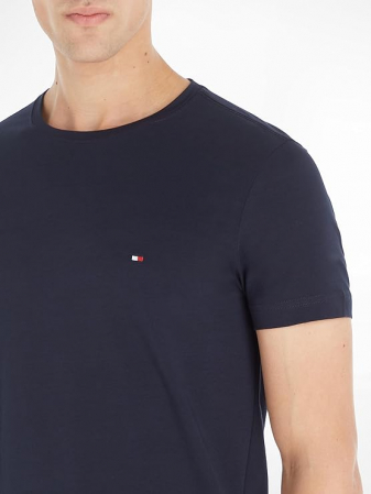 Tricou cu maneca scurta pentru barbati Tommy Hilfiger Extra Slim Fit, bleumarin, M [2]