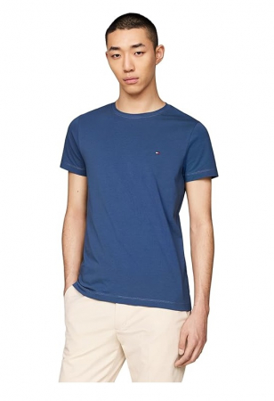 TOATE PRODUSELE - Tricou cu maneca scurta pentru barbati Tommy Hilfiger MW0MW10800, Slim Fit, albastru, L