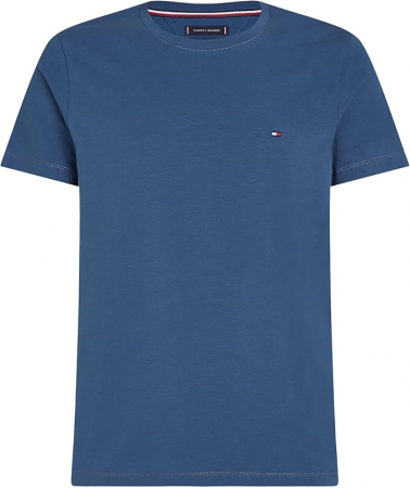 Tricou cu maneca scurta pentru barbati Tommy Hilfiger MW0MW10800, Slim Fit, albastru, L [4]