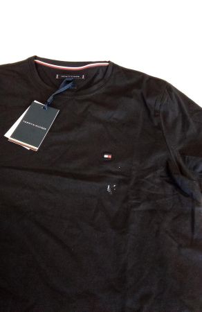 Tricou cu maneca scurta pentru barbati Tommy Hilfiger MW0MW27539, negru, M [1]