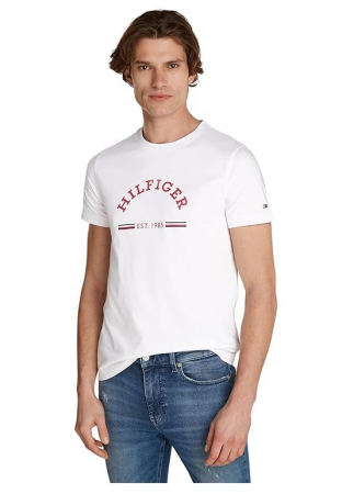 TOATE PRODUSELE - Tricou cu maneca scurta pentru barbati Tommy Hilfiger RWB Arch GS Tee S/S, alb, L