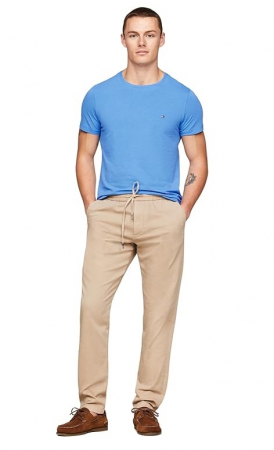 TOATE PRODUSELE - Tricou cu maneca scurta pentru barbati Tommy Hilfiger Stretch Slim Fit, albastru, L