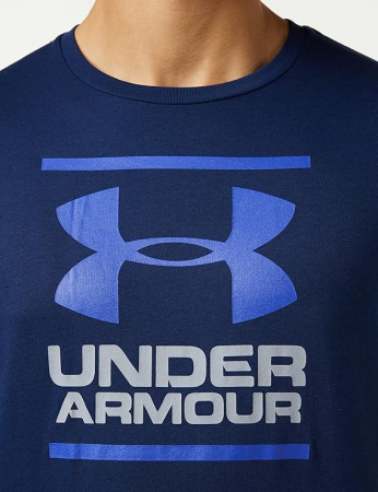 Tricou cu mânecă scurtă pentru bărbați Under Armour Global Foundation, bleumarin, XL [2]