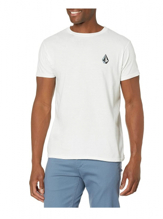 Fashion - Tricou cu maneca scurta pentru barbati Volcom Blaquedout Ss Tee, alb, L