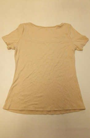 Tricou cu maneca scurta pentru femei, bej, L [1]