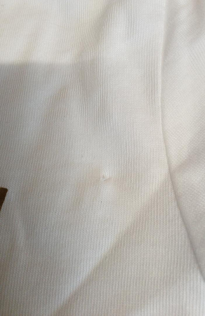 Tricou cu maneca scurta pentru femei Levi's The Perfect Tee, alb cu logo auriu, XS [1]