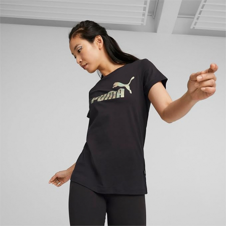 Tricou cu maneca scurta pentru femei PUMA ESS+ Nova Shine Tee, negru, S [3]