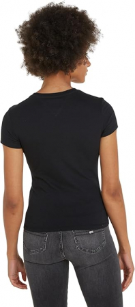 Tricou cu maneca scurta pentru femei Tommy Jeans Slim, negru, 3XL [1]