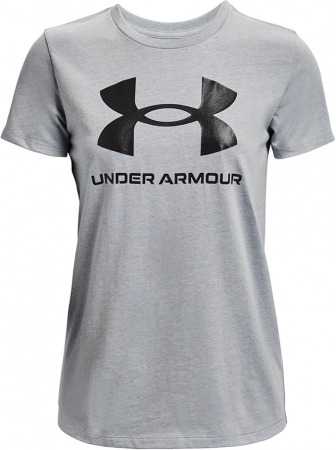 Tricou cu maneca scurta pentru femei Under Armour Live Sportstyle Graphic SSC, gri, L [0]