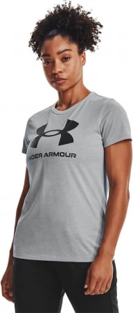 Tricou cu maneca scurta pentru femei Under Armour Live Sportstyle Graphic SSC, gri, L [1]