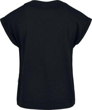 Tricou cu maneca scurta pentru fete Urban Classics Extended Shoulder Tee, negru, 122/128 [1]
