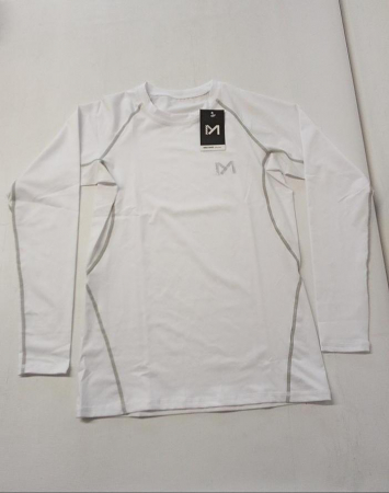 Tricou de compresie cu maneca lunga pentru barbati Meetwee, alb, S [5]