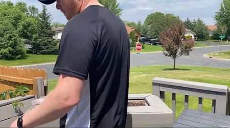 Tricou de inot cu maneca scurta pentru barbati Feooohosi, protectie solara, gri, 4XL [4]