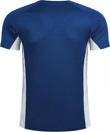 Tricou pentru inot cu maneca scurta LETAOTAO, protectie solara UPF 50+, albastru, 7XL [1]