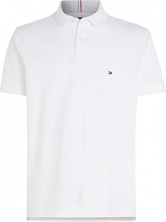 Tricou polo cu maneca scurta pentru barbati Tommy Hilfiger 1985, MW0MW17770, alb, S [4]