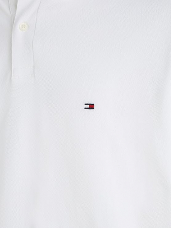 Tricou polo cu maneca scurta pentru barbati Tommy Hilfiger 1985, MW0MW17770, alb, S [3]