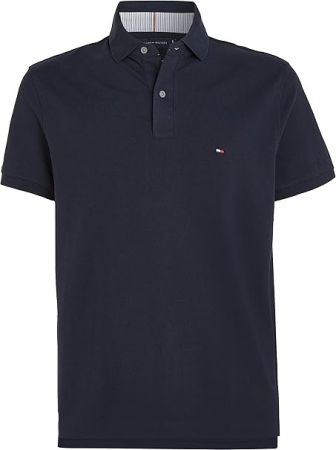 Tricou polo cu mânecă scurtă pentru bărbați Tommy Hilfiger MW0MW17770, bleumarin, L [6]