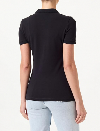 Tricou polo cu maneca scurta pentru femei GANT Slim Sheild, negru, L [2]