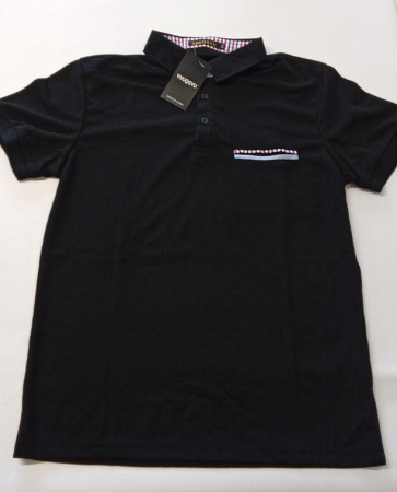 Tricou polo LIUPMWE pentru bărbați cu mânecă scurtă, cu model în carouri, Marimea M [1]