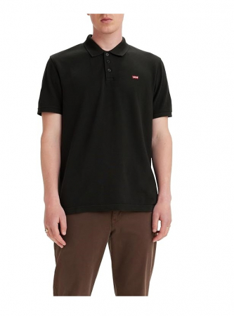 TOATE PRODUSELE - Tricou polo pentru bărbați Levi's Housemark, negru, XXL