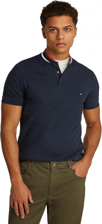Tricou polo Tommy Hilfiger pentru bărbați, cu mânecă scurtă, L [1]