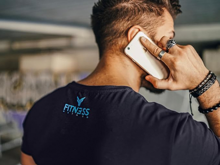 Tricou sport FITNESS METHOD, Slim Fit, Marimea M [2]
