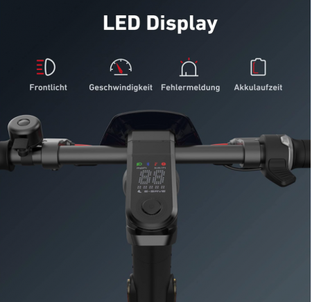 Trotineta electrica NIU KQi3 Max (DE), negru/gri [8]