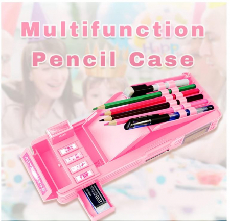 Trusa pentru rechizite scolare Ristpal, tip Pop Up, roz [3]