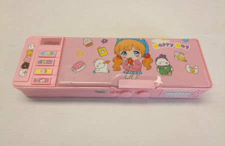 Trusa pentru rechizite scolare Ristpal, tip Pop Up, roz [1]