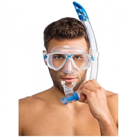 Tub snorkeling/scufundari Cressi Gamma, pentru adulti, albastru [1]