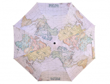 Umbrela pliabila Legami Umb0003 Travel, model cu harta, 100 cm [5]